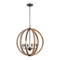 Barrow 22'' Wide 6-light Chandelier