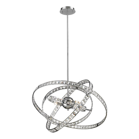 Saturn 24'' Wide 6-light Chandelier