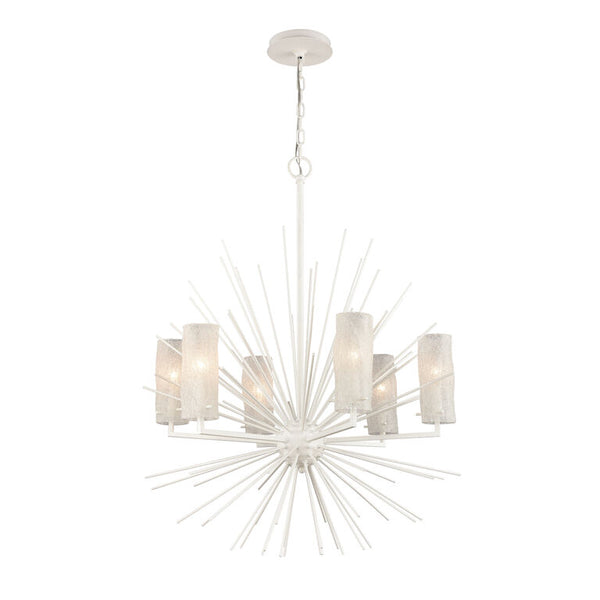 Sea Urchin 27'' Wide 6-light Chandelier