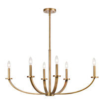 Erindale 36'' Wide 6-light Linear Chandelier