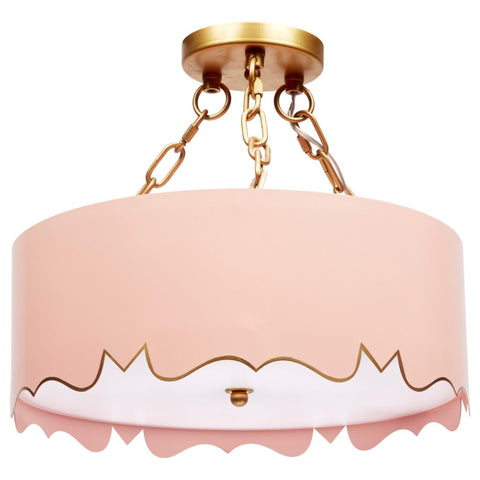 Pink and Gold Emma Ceiling Light