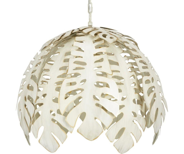 Regency Tropical Palm Leaf Chandelier
