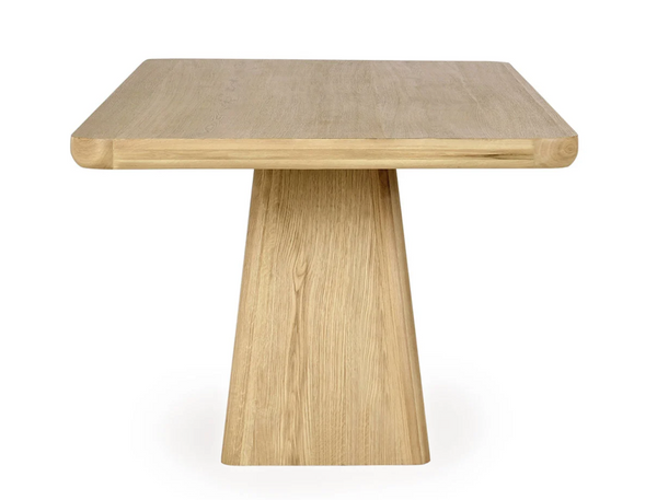 Leif Oak Veneer 95" Dining Table- True Natural