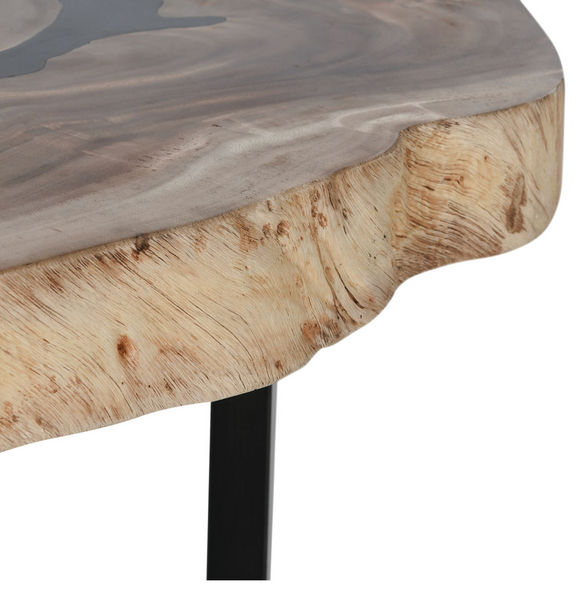 Santi Live Edge Organic Wood Coffee Table