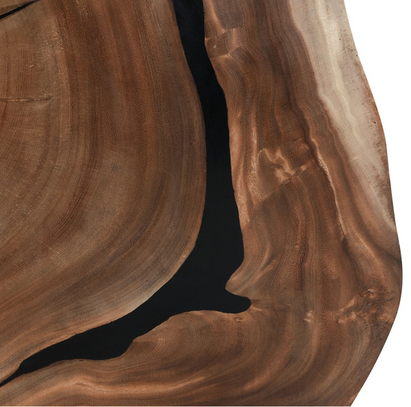 Santi Live Edge Organic Wood Coffee Table