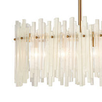 Brinicle 36'' Wide 6-light Linear Chandelier