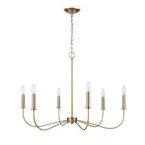 West Point 36'' Wide 6-light Chandelier