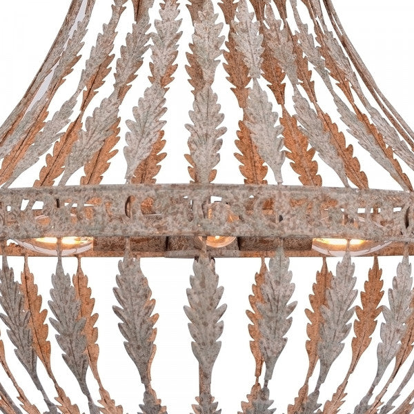 French Inspired Rustic Chandelier