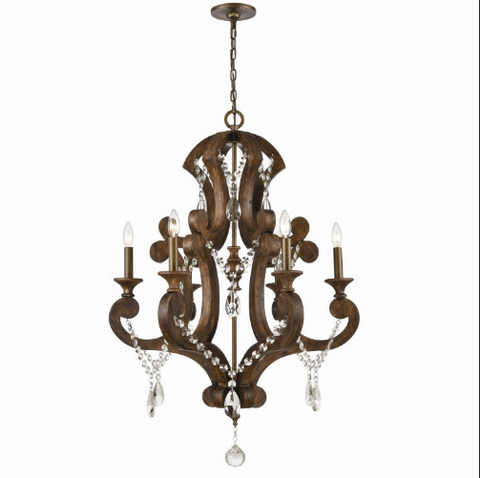 San Pedro 28'' Wide 6-light Chandelier