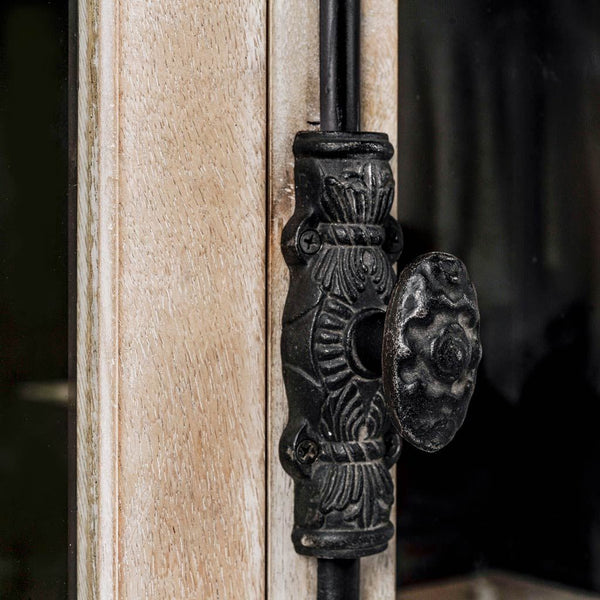 Light Brown Dark Metal Cabinet