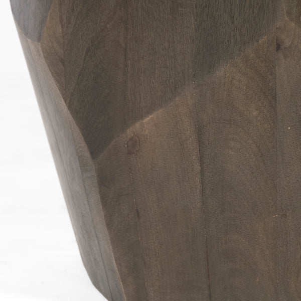 Dark Wood Carved Modern Dining Table