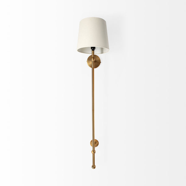 Oversize Antique Brass Sconce