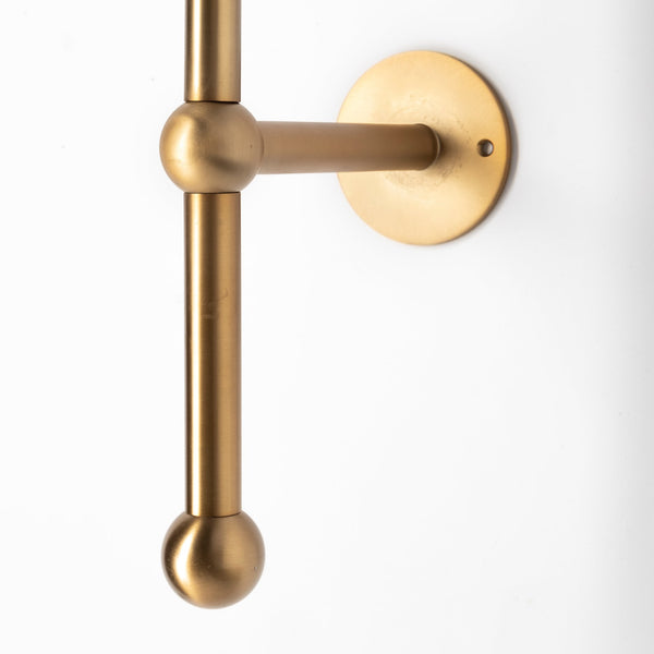 Oversize Antique Brass Sconce