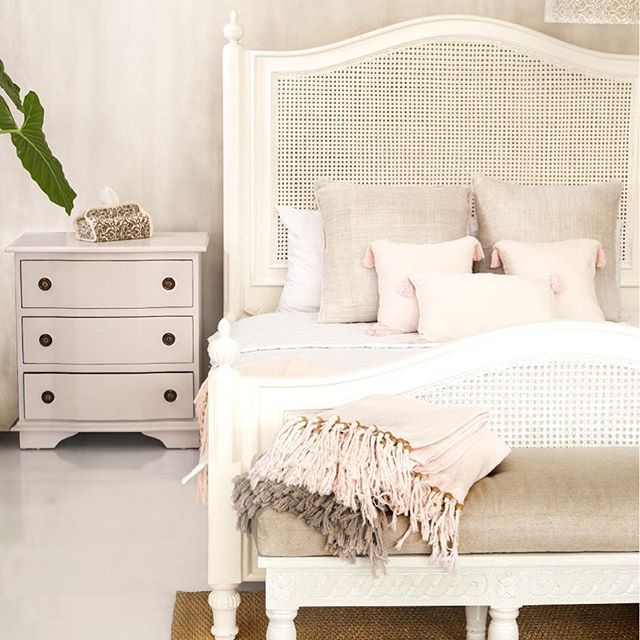 Felicie French Cane Bed Twin