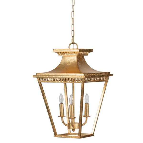 Gold Iron Lantern Chandelier - CENTURIA