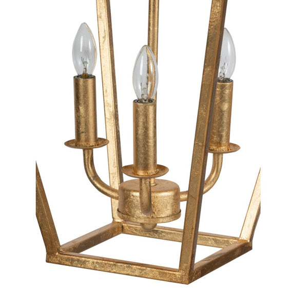 Gold Iron Lantern Chandelier - CENTURIA
