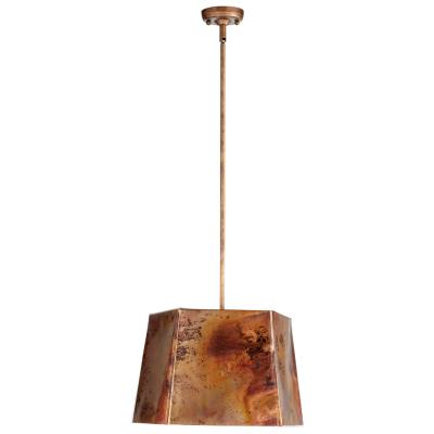 Aged Copper Geometric Style Pendant Light - CENTURIA