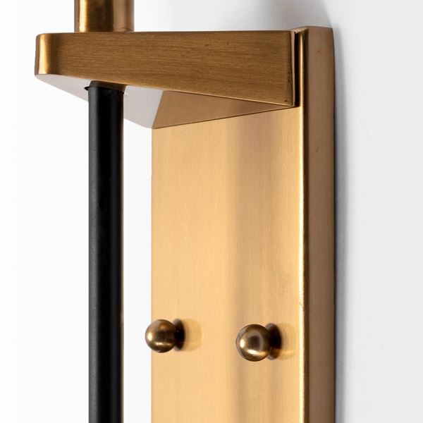 Antique Brass Minimalist Sconce - CENTURIA