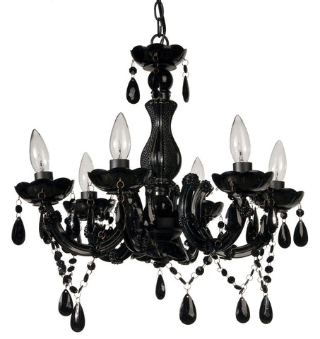 Black Draping Crystal Chandelier - CENTURIA