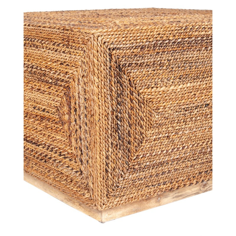 Square seagrass coffee table hotsell