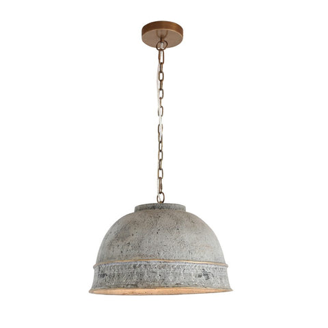 Concrete Grey Vintage Style Dome Light - CENTURIA