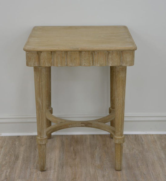 Natural Wood Side Table
