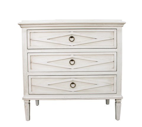 White Small Accent Table