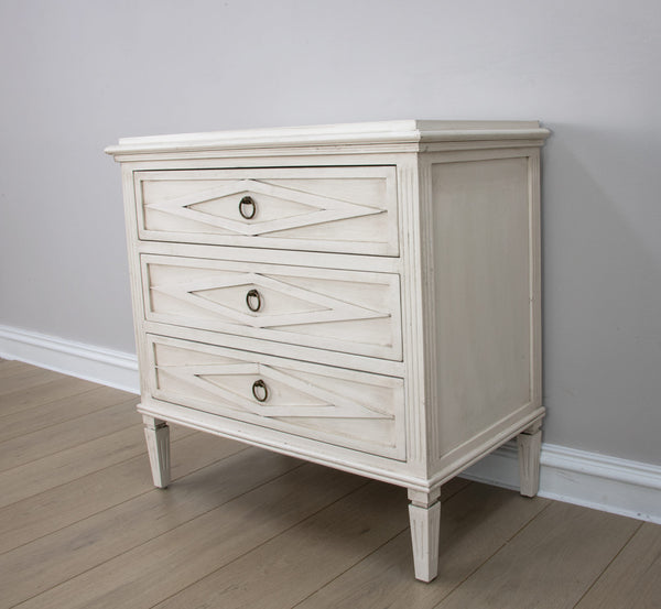 White Small Accent Table