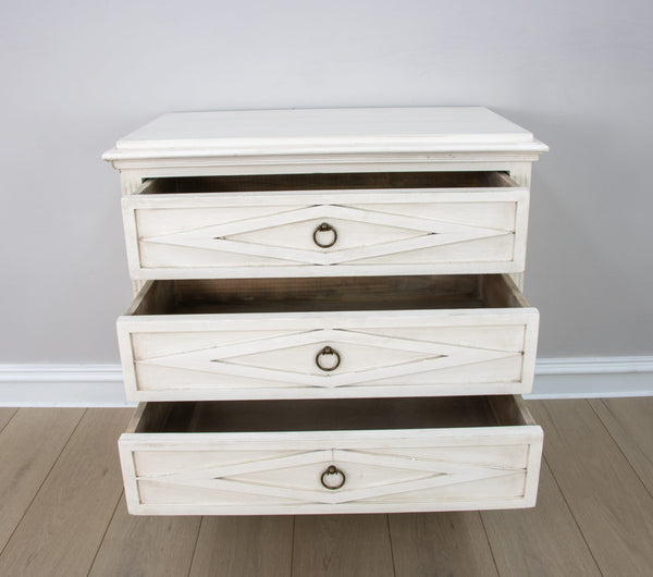 White Small Accent Table