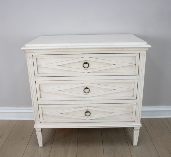 White Small Accent Table