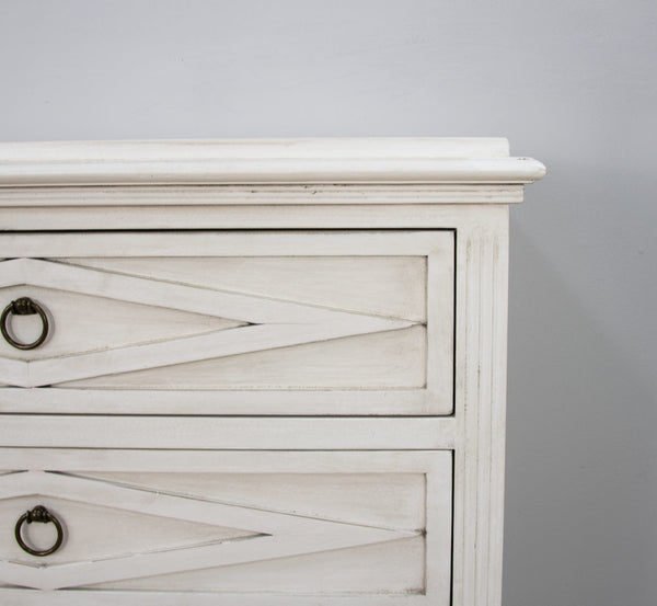White Small Accent Table