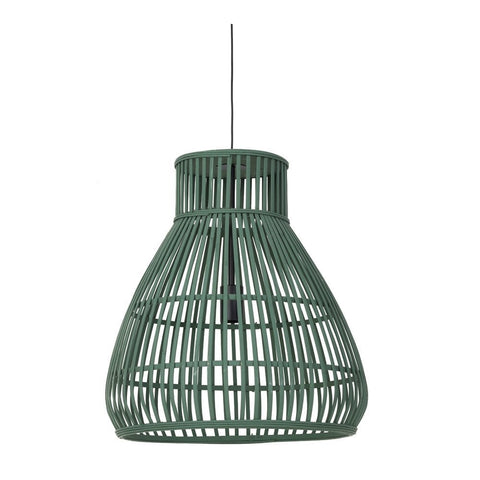 Green Modern Rattan Pendant Light