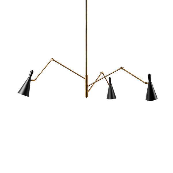 Large Modern Elbow Sconce Chandelier - CENTURIA