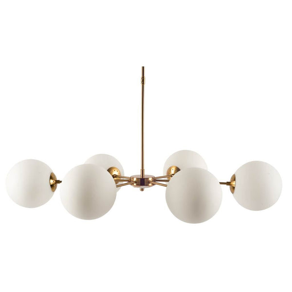 Minimalist Six Light Sputnik Chandelier - CENTURIA