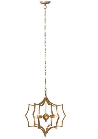 Modern Gold Deco Chandelier - CENTURIA