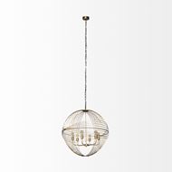 Modern Gold Wire Chandelier - CENTURIA