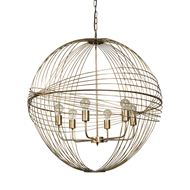 Modern Gold Wire Chandelier - CENTURIA