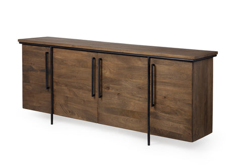 Modern Walnut Finish Sideboard - CENTURIA