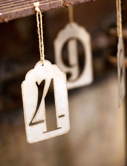 Iron Number Ornaments-Set/10 - CENTURIA