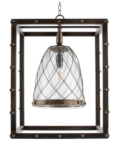 Industrial Metal Stud Pendant Light - CENTURIA