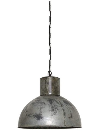 Vintage Style Silver Pendant Light