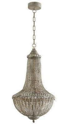 Antique Silver Morocan Style Pendant Light II - CENTURIA