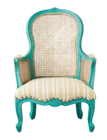 Aqua French Provincial Armchair - CENTURIA
