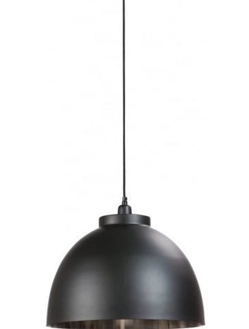 Matte Black and Nickel Dome Light - CENTURIA
