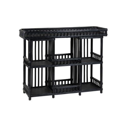 Chinoiserie Cabana Bar in Natural or Black - CENTURIA