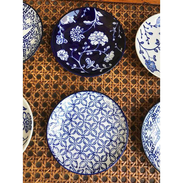 Blue Willow Inspired Appetizer Plates-Set/6 - CENTURIA