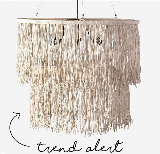 Oversized Ivory Tassel Chandelier - CENTURIA