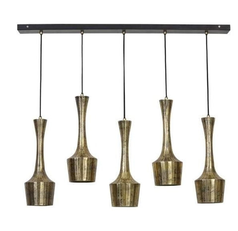 Scandinavian Modern Brass Pendant Light