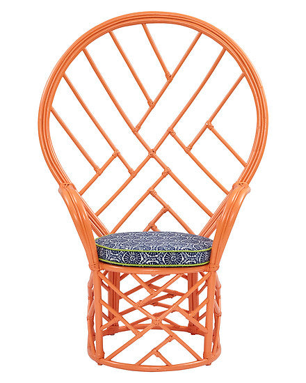 Chinoiserie Style Peacock Chair - CENTURIA