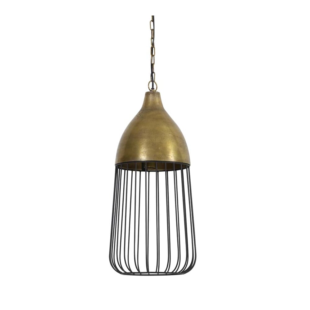 Danish Inspired Brass Caged Light - CENTURIA